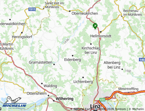 MICHELIN Eidenberg map - ViaMichelin