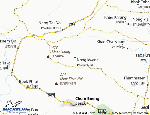 Carte MICHELIN Nong Kwang - ViaMichelin