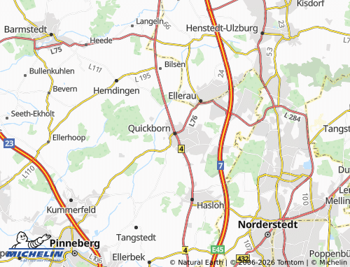 Mappa MICHELIN Quickborn - ViaMichelin
