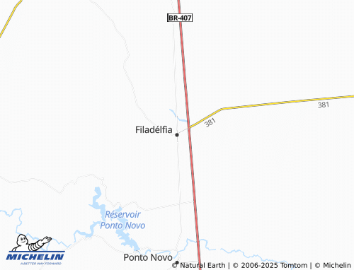 MICHELIN-Landkarte Filadélfia - ViaMichelin