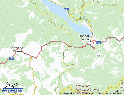 MICHELIN Osina map - ViaMichelin
