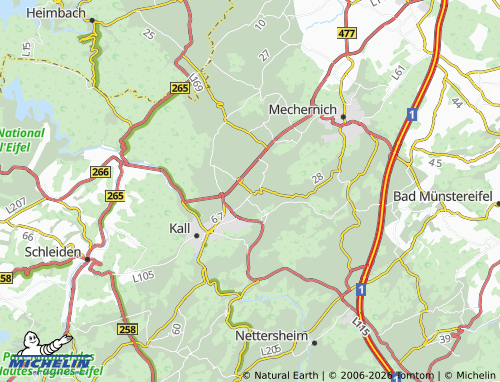 MICHELIN Scheven map - ViaMichelin