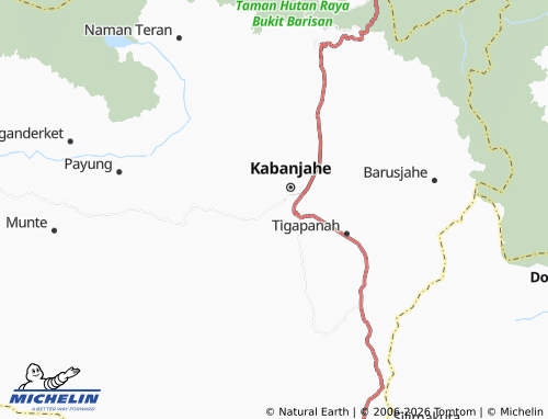 MICHELIN Lau Cimba map - ViaMichelin