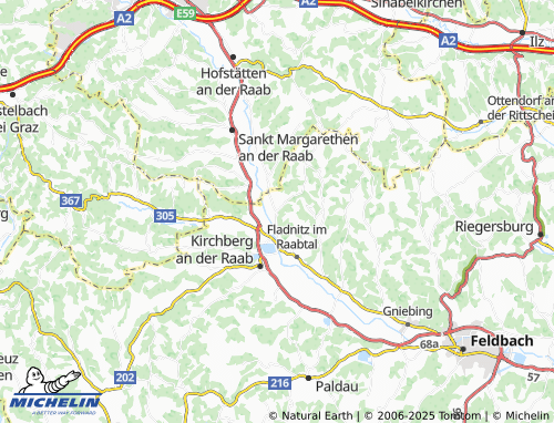Carte MICHELIN Erbersdorf - ViaMichelin