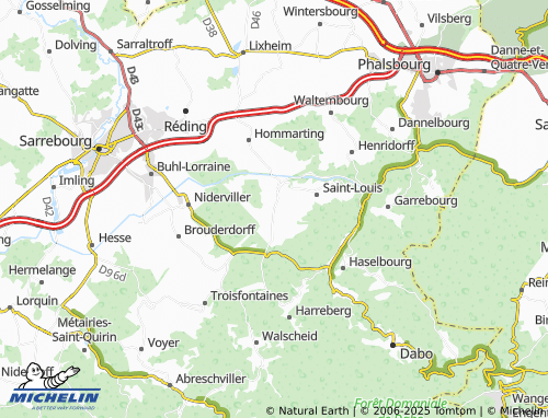 MICHELIN Guntzviller map - ViaMichelin