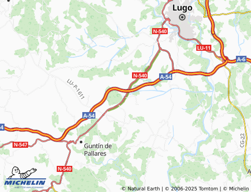 Carte MICHELIN Monte de Meda (Santa María Madanela) - ViaMichelin