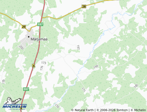 MICHELIN Mõisamaa map - ViaMichelin