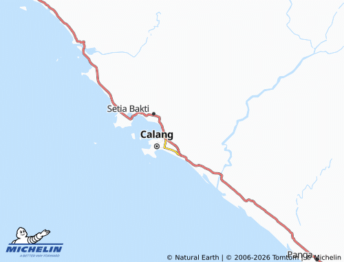 MICHELIN Panton Makmur map - ViaMichelin