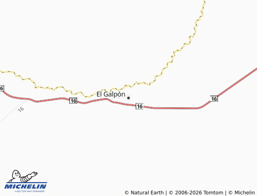 Mapa MICHELIN El Galpón - ViaMichelin
