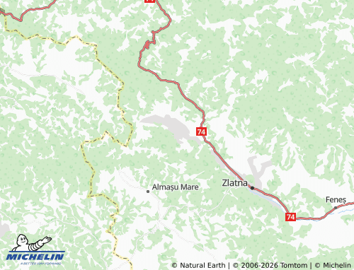 MICHELIN Trâmpoiele map - ViaMichelin
