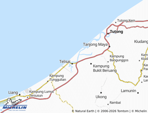 Mapa MICHELIN Kampung Panapar-Danau - ViaMichelin