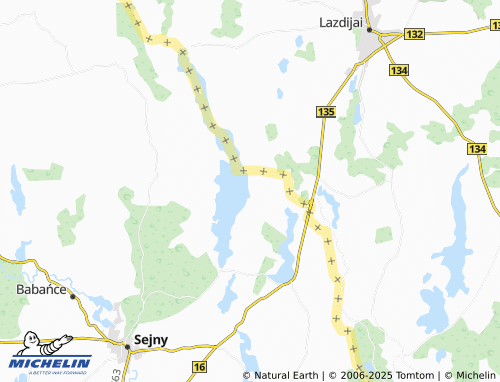 MICHELIN Dusznica map - ViaMichelin