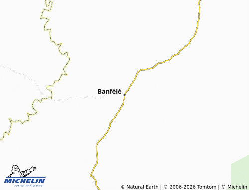 MICHELIN Banfélé map - ViaMichelin
