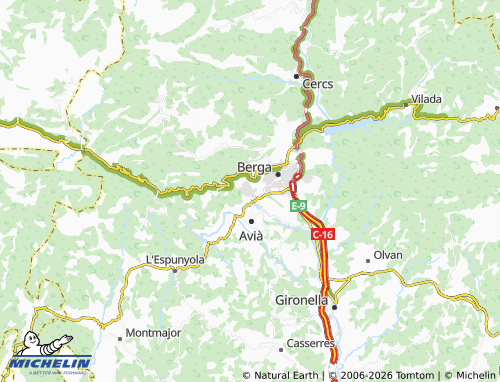 Carte MICHELIN Valldan - ViaMichelin