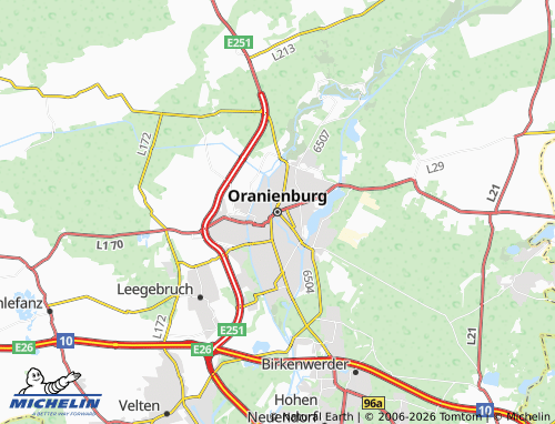 MICHELIN-Landkarte Oranienburg - ViaMichelin