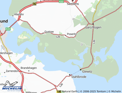 Kaart MICHELIN Glutzow Hof - ViaMichelin