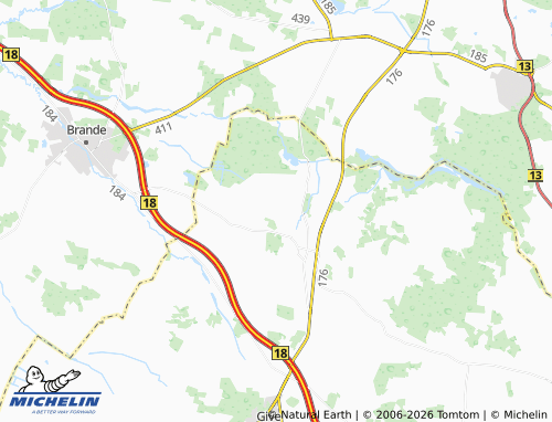 Mapa MICHELIN Kokborg Huse - ViaMichelin