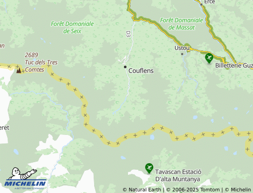 MICHELIN Salau map - ViaMichelin