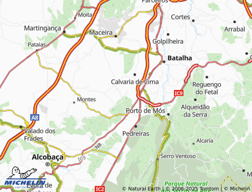 Mapa MICHELIN Vale da Água - ViaMichelin
