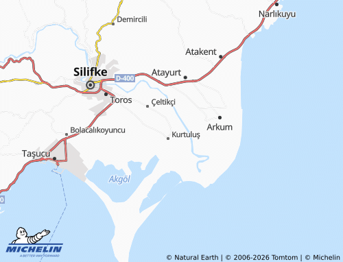 MICHELIN Sökün map - ViaMichelin