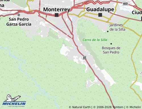 Mappa MICHELIN Sierra Alta Sexto Sector - ViaMichelin