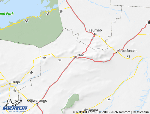 MICHELIN-Landkarte Otavi - ViaMichelin