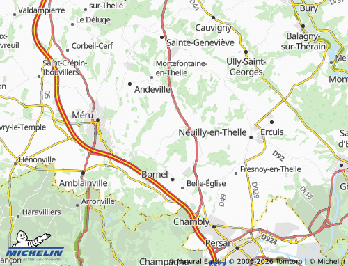 Carte MICHELIN Anserville - ViaMichelin
