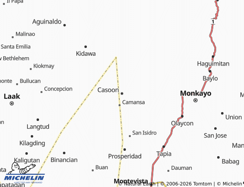 MICHELIN Casoon map - ViaMichelin
