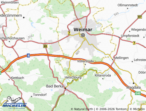 MICHELIN Gelmeroda map - ViaMichelin