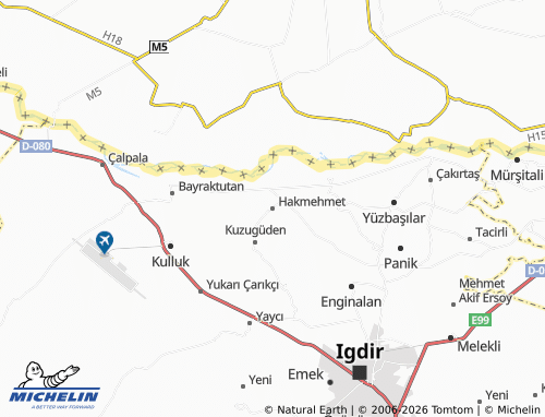 MICHELIN Hakmehmet map - ViaMichelin
