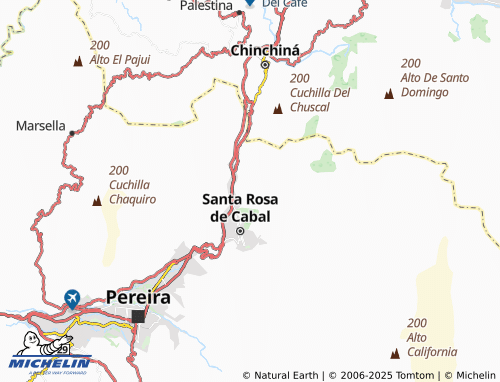 MICHELIN Guacas map - ViaMichelin