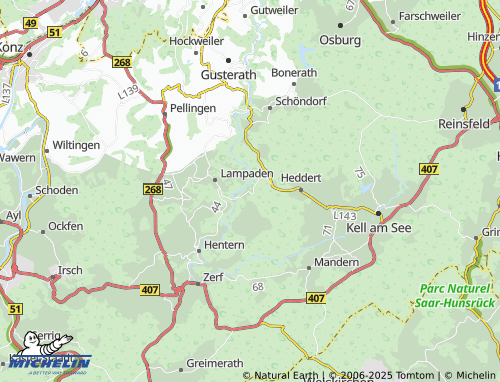 MICHELIN Burg Heid map - ViaMichelin