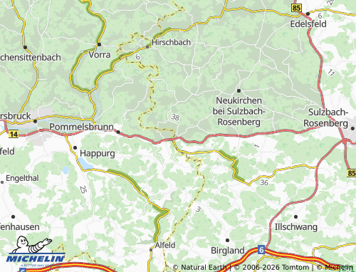 MICHELIN Weigendorf map - ViaMichelin