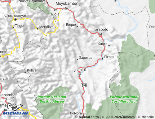 Mappa MICHELIN Huallaga - ViaMichelin