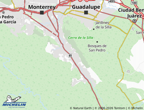 Mappa MICHELIN Villa Canterías - ViaMichelin