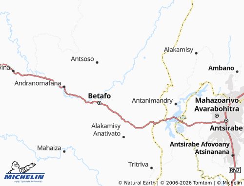Mappa MICHELIN Mandritsara - ViaMichelin