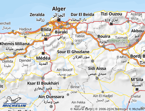 MICHELIN-Landkarte Bani Sulayman - ViaMichelin