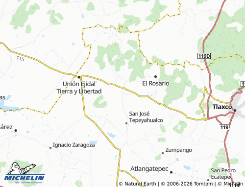 MICHELIN Lagunillas map - ViaMichelin