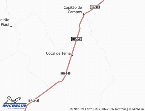 Mappa MICHELIN Cocal de Telha - ViaMichelin