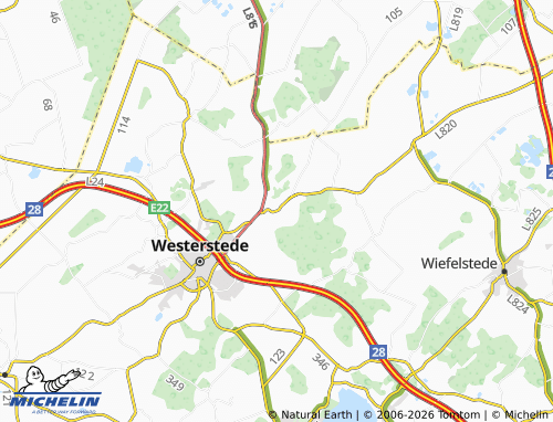 MICHELIN Linswege map - ViaMichelin