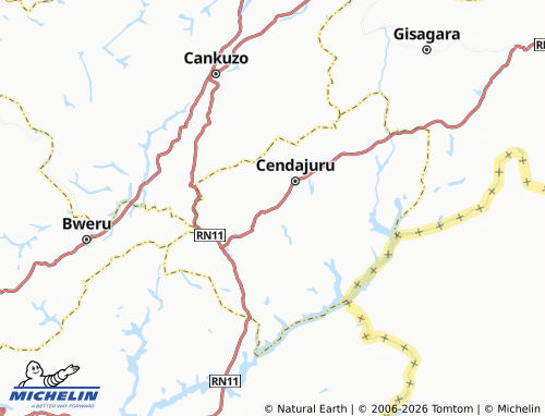 Mappa MICHELIN Kiyange - ViaMichelin