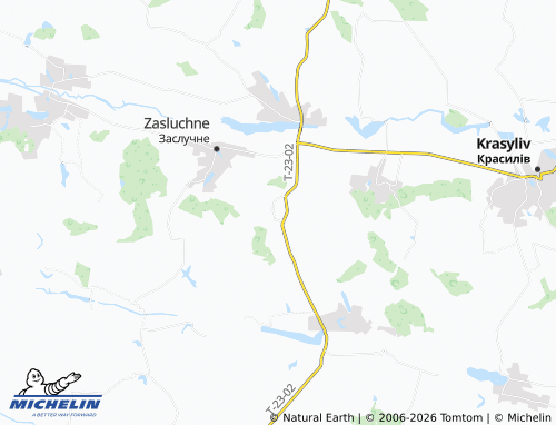 Carte MICHELIN Slobidka-Chernelivska - ViaMichelin