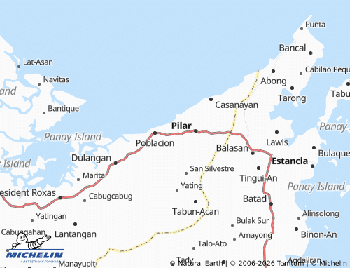 MICHELIN San Blas map - ViaMichelin
