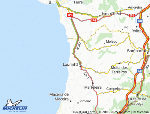 MICHELIN Seixal map - ViaMichelin