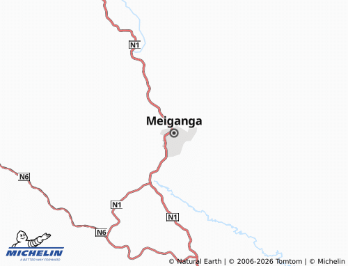 Mappa MICHELIN Meiganga - ViaMichelin