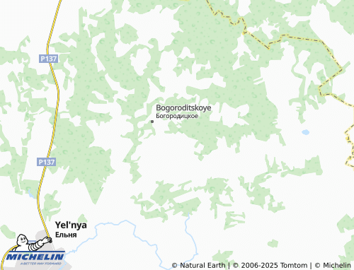 MICHELIN Toporovo map - ViaMichelin