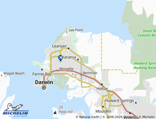 Mapa MICHELIN Karama - ViaMichelin