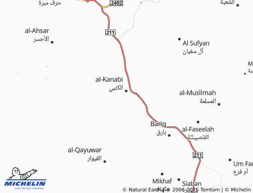 MICHELIN-Landkarte al-Rawabi - ViaMichelin