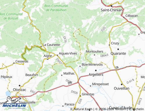 Mappa MICHELIN Agel - ViaMichelin