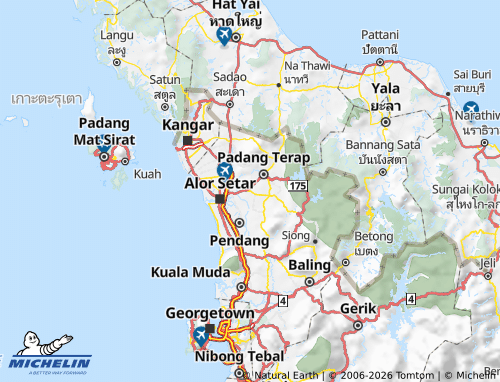 Mapa MICHELIN Pokok Sena - ViaMichelin